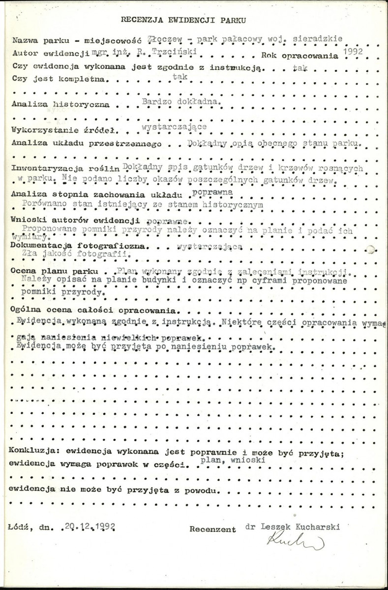 Ewidencja parkowa, skan nr 27