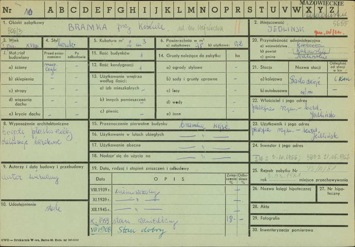 Karta zielona, skan nr 1
