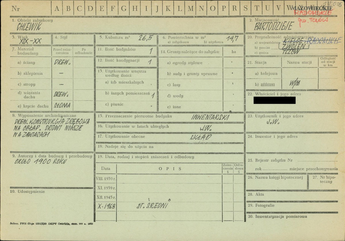 Karta zielona, skan nr 1