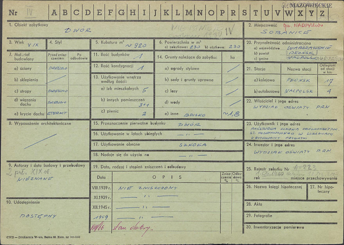 Karta zielona, skan nr 1