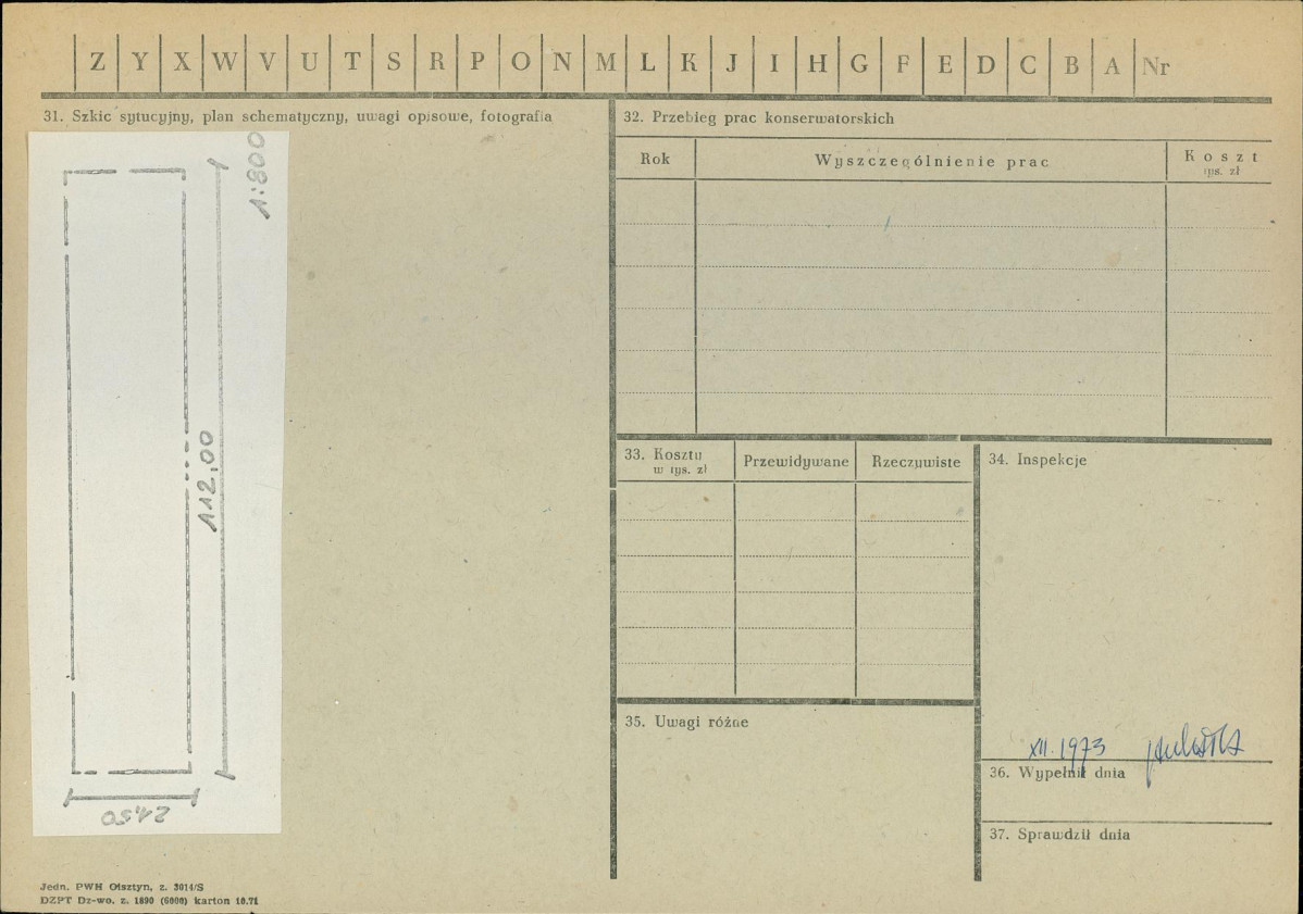 KZ - Karta zielona, skan nr 2