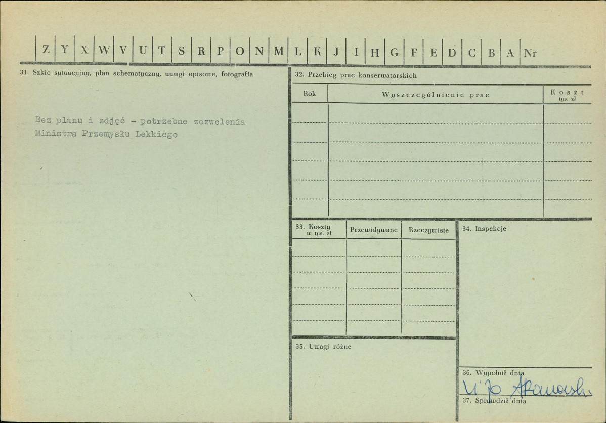 KZ - Karta zielona, skan nr 2