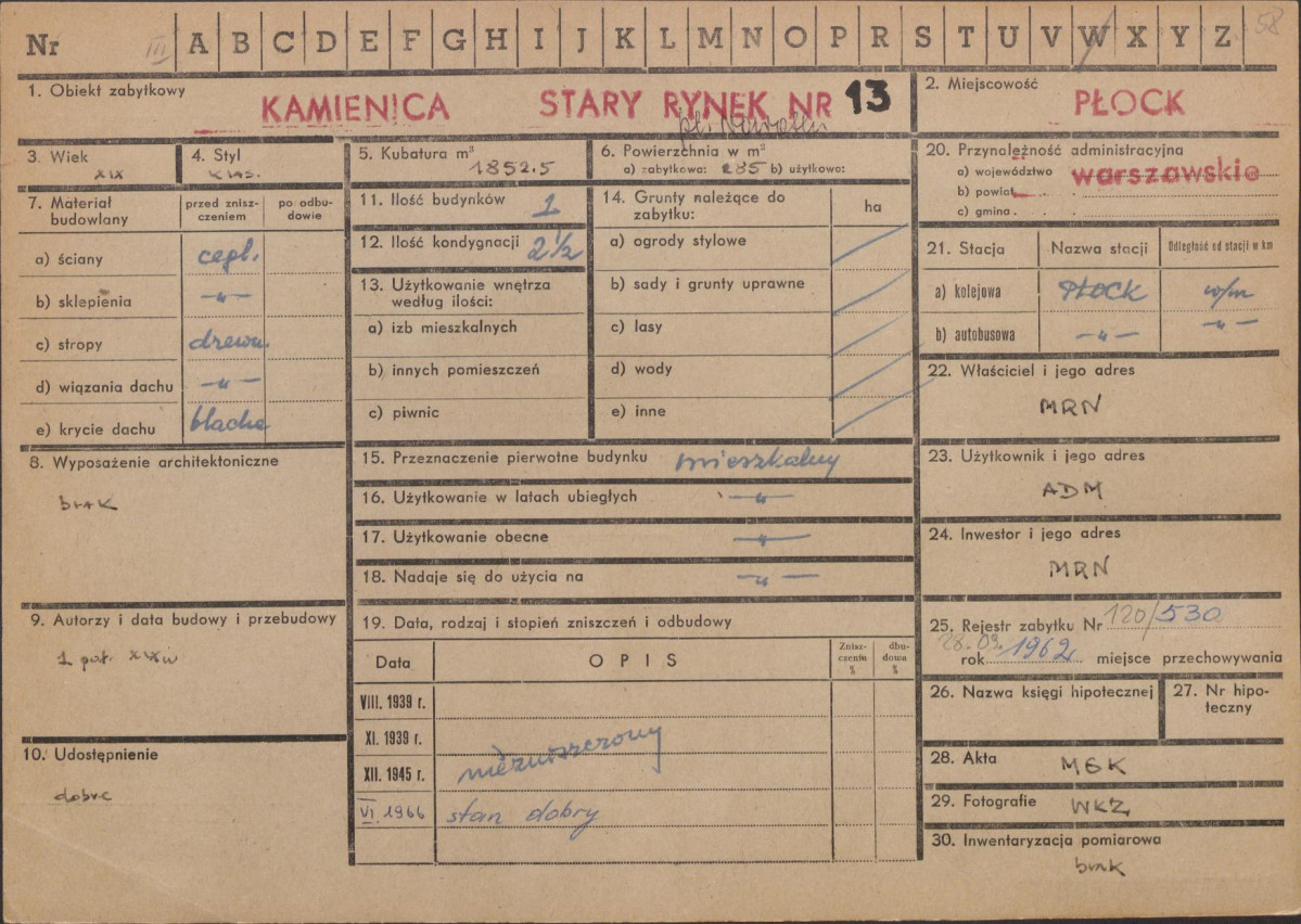 KZ - Karta zielona, skan nr 1