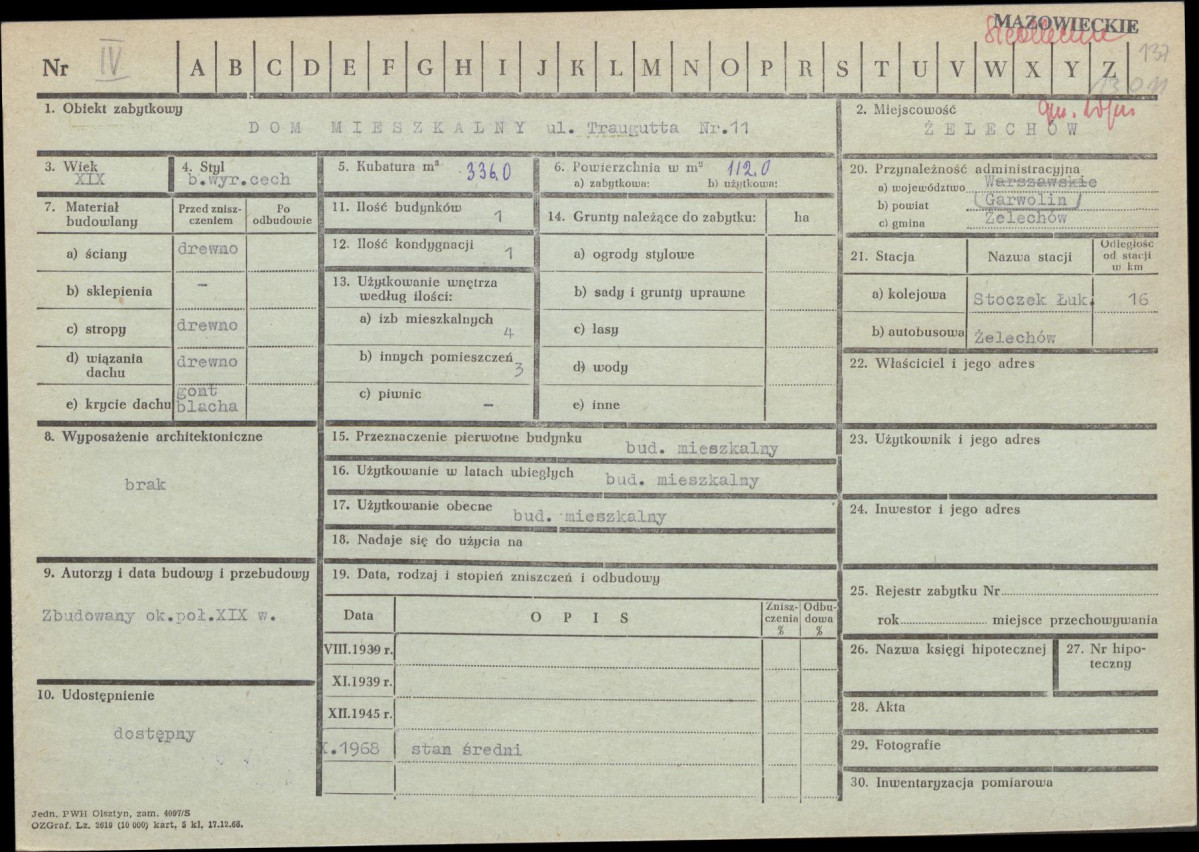 Karta zielona, skan nr 1