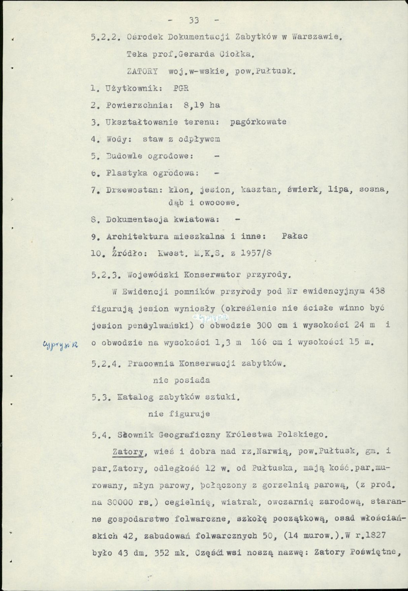 EP - Ewidencja parkowa, skan nr 38