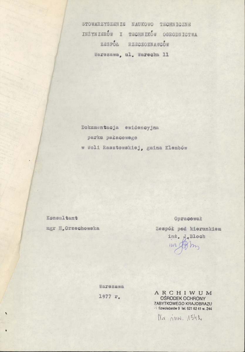 Ewidencja parkowa, skan nr 4