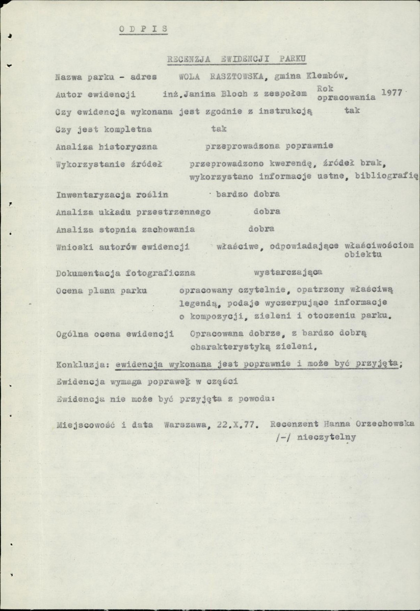 Ewidencja parkowa, skan nr 5