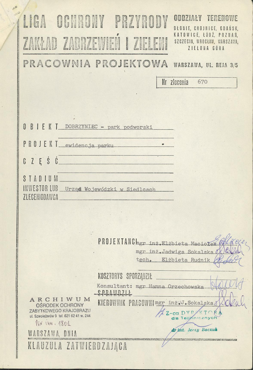 EP - Ewidencja parkowa, skan nr 4