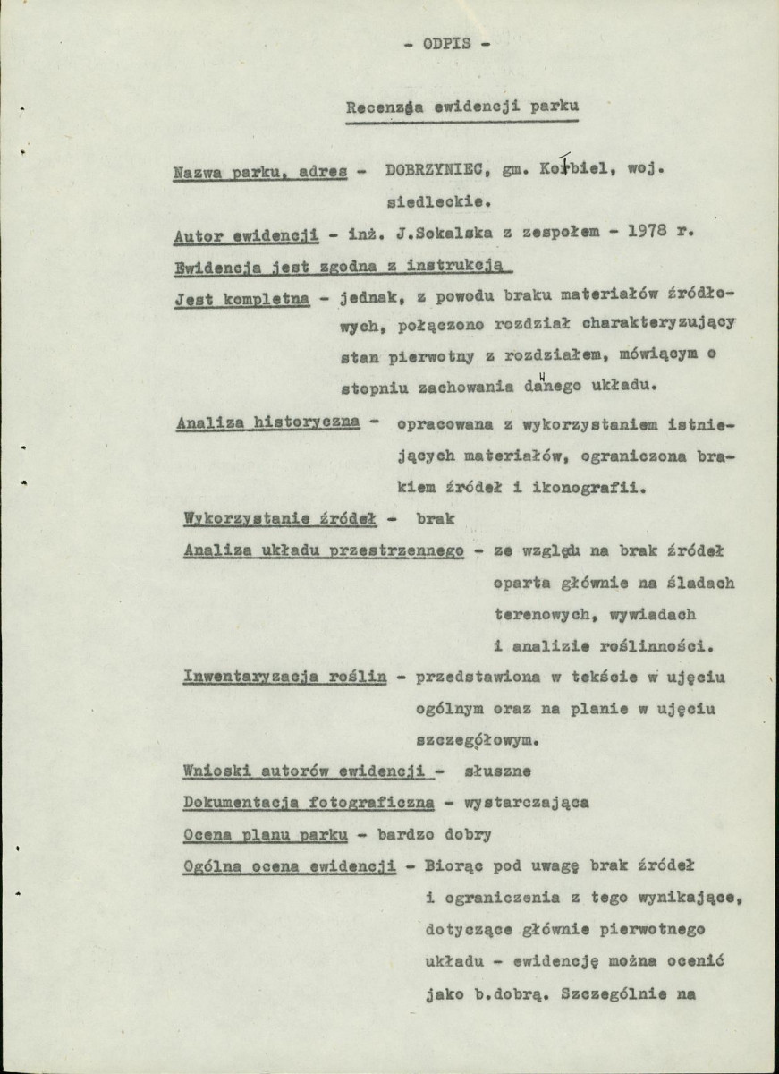 EP - Ewidencja parkowa, skan nr 7