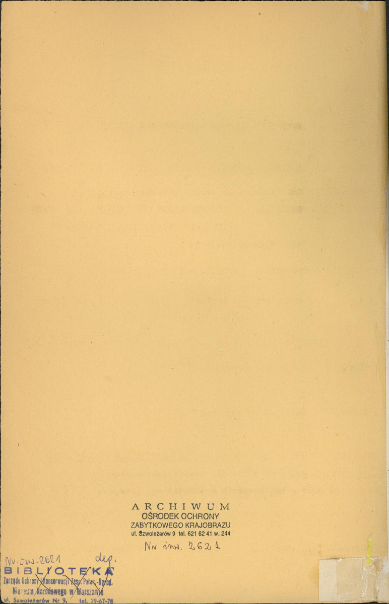 EP - Ewidencja parkowa, skan nr 2