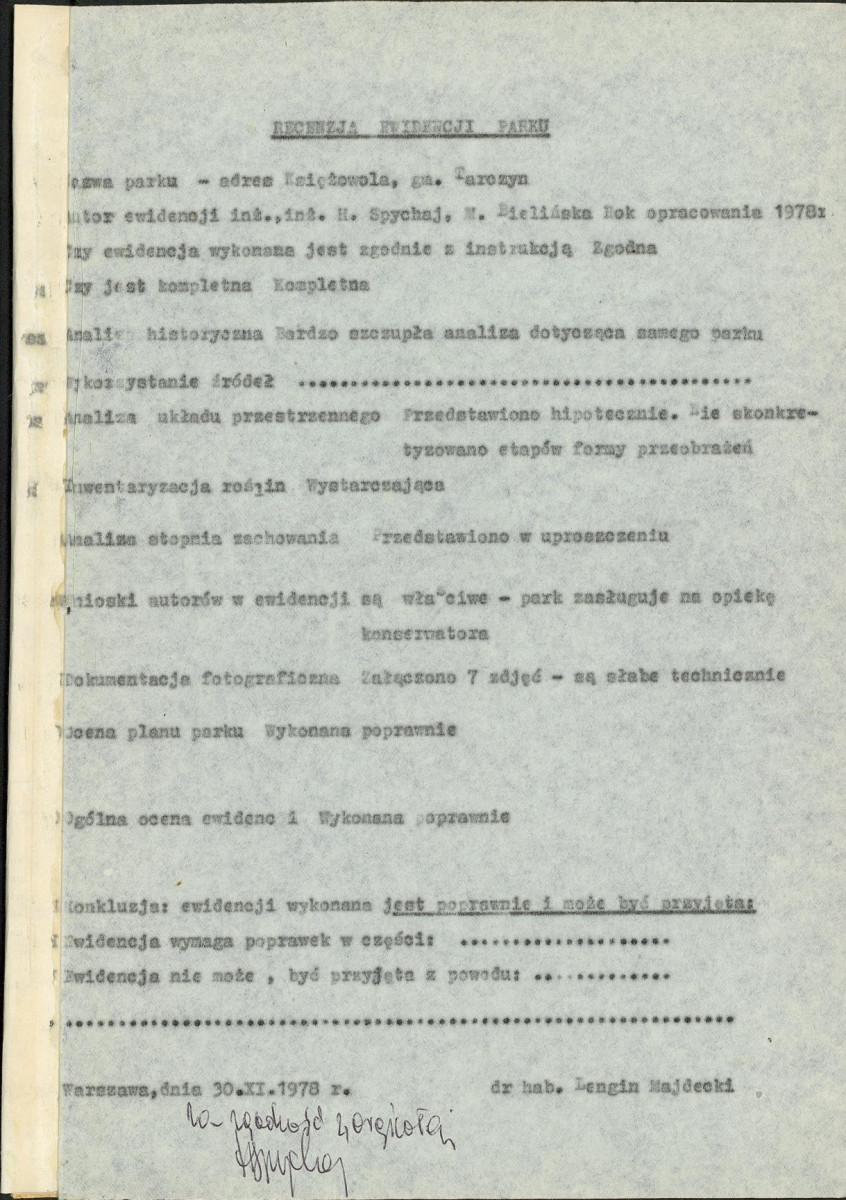 EP - Ewidencja parkowa, skan nr 4