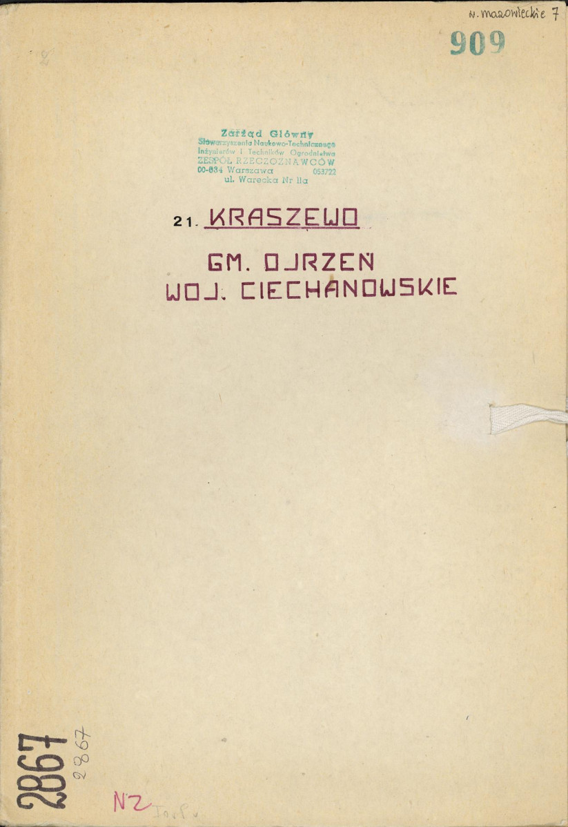 Ewidencja parkowa, skan nr 1