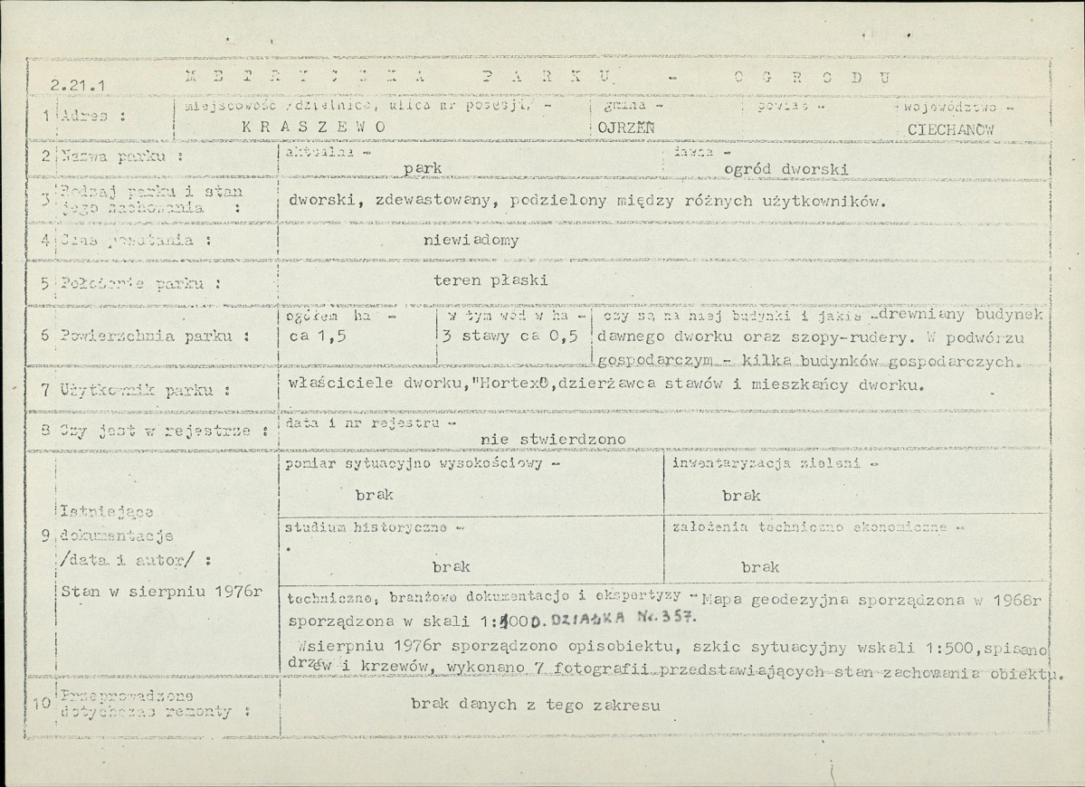 Ewidencja parkowa, skan nr 5
