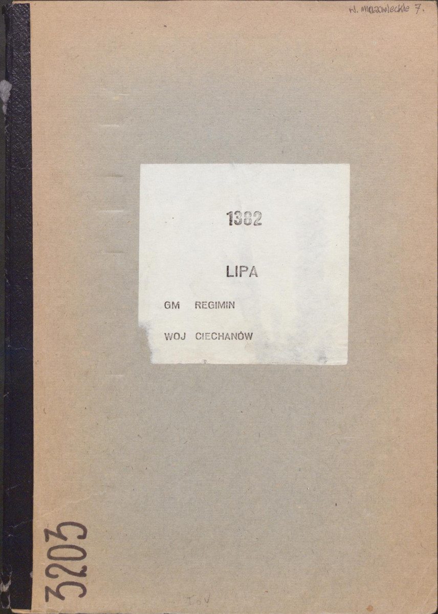 EP - Ewidencja parkowa, skan nr 1