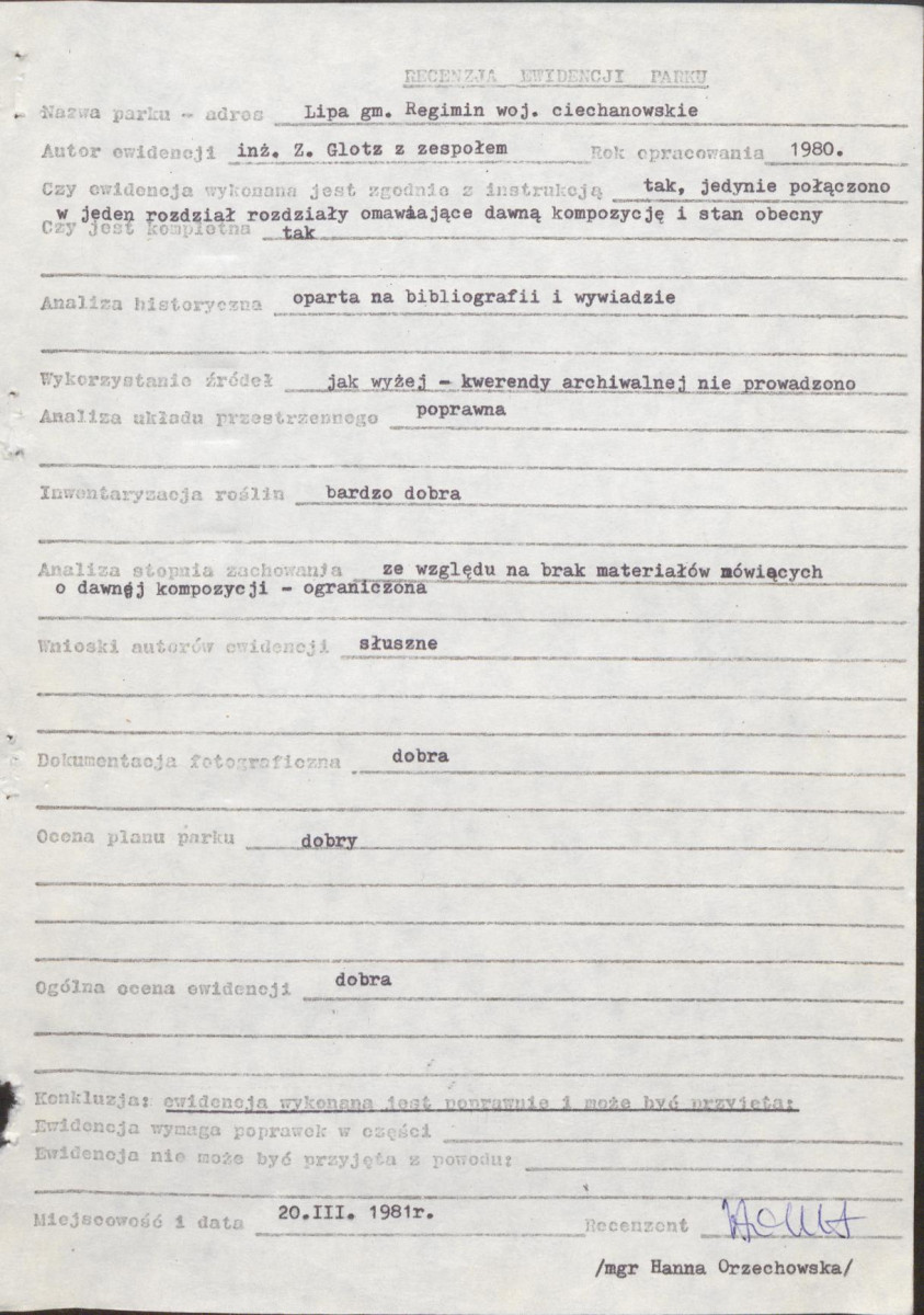 EP - Ewidencja parkowa, skan nr 5