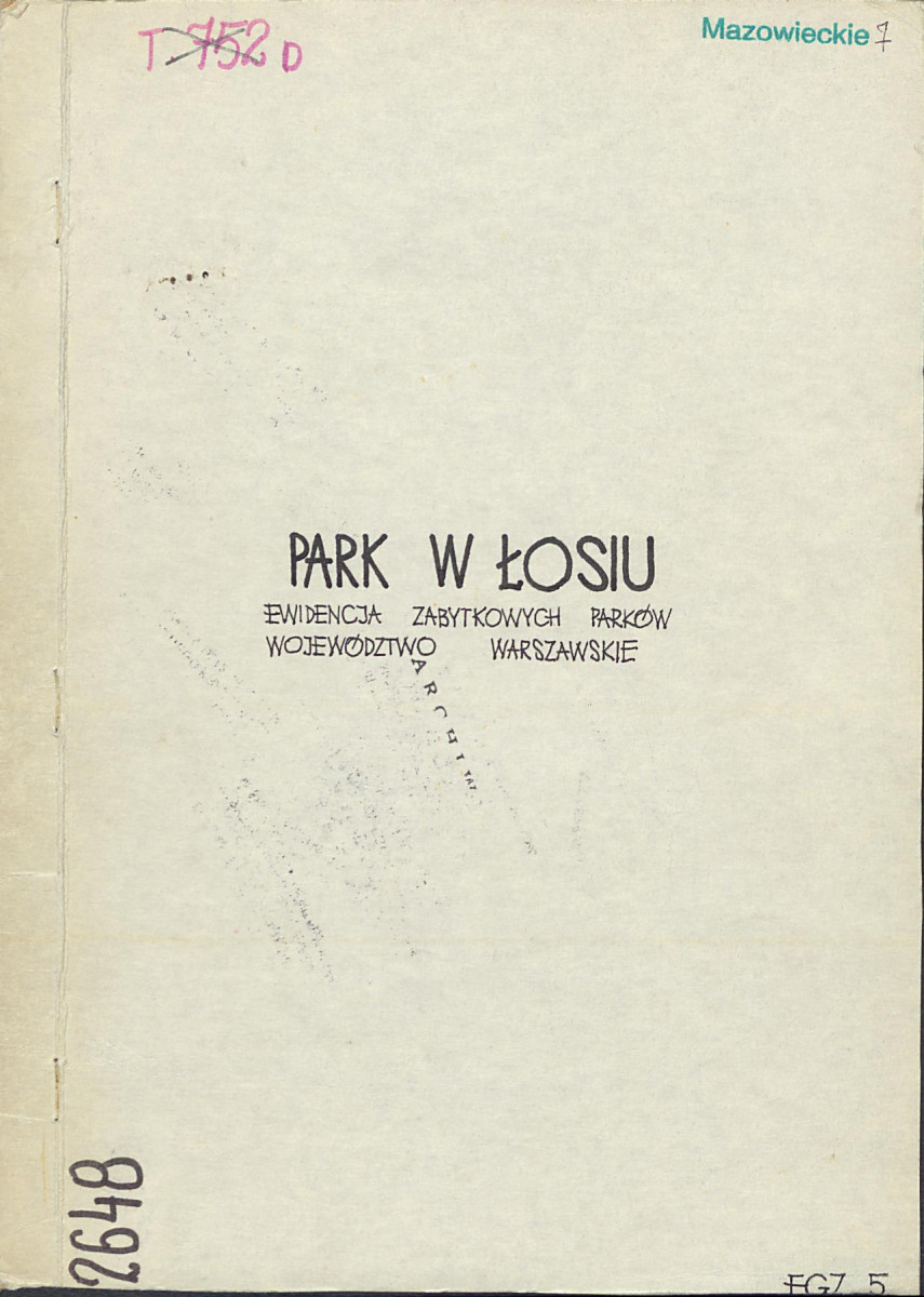 Ewidencja parkowa, skan nr 1