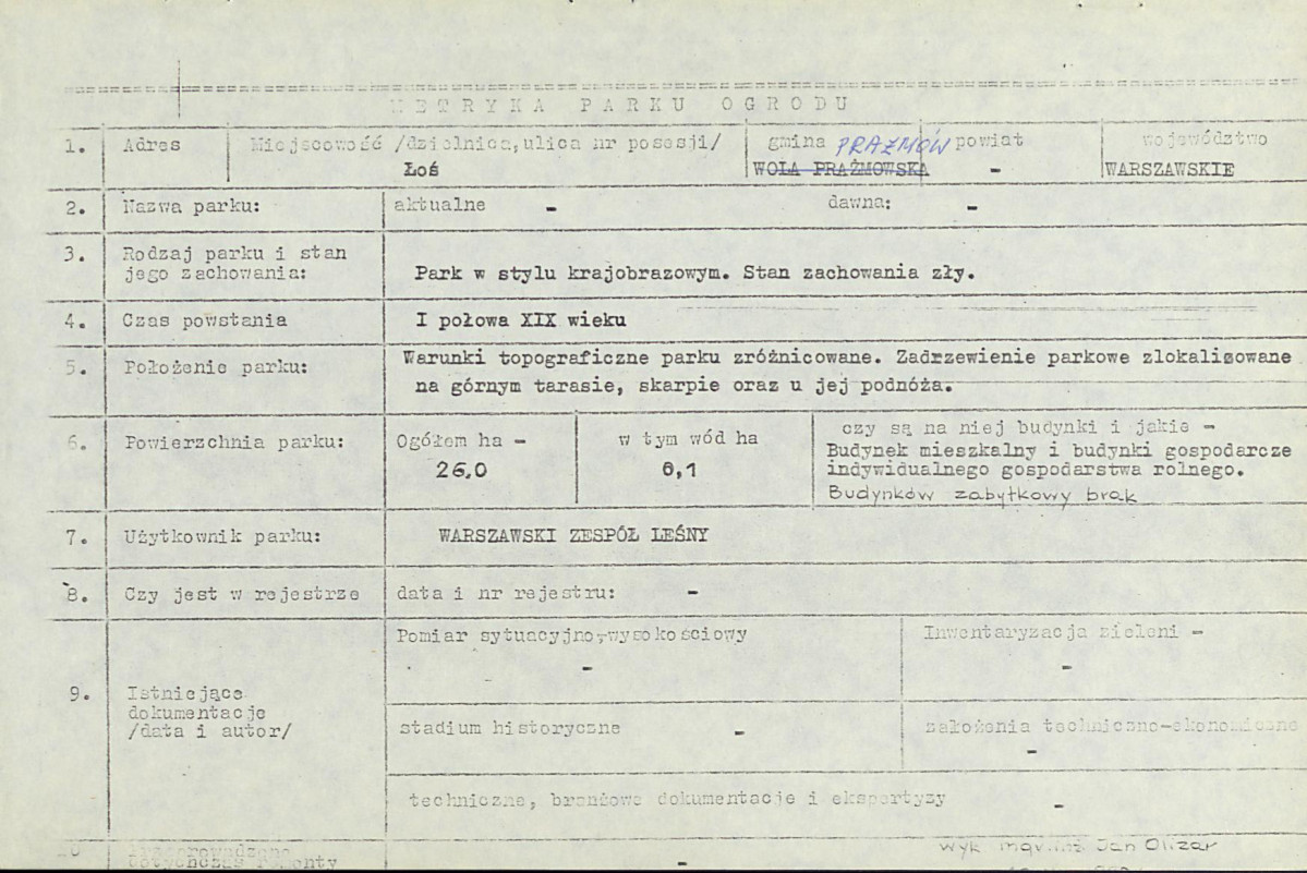 Ewidencja parkowa, skan nr 5