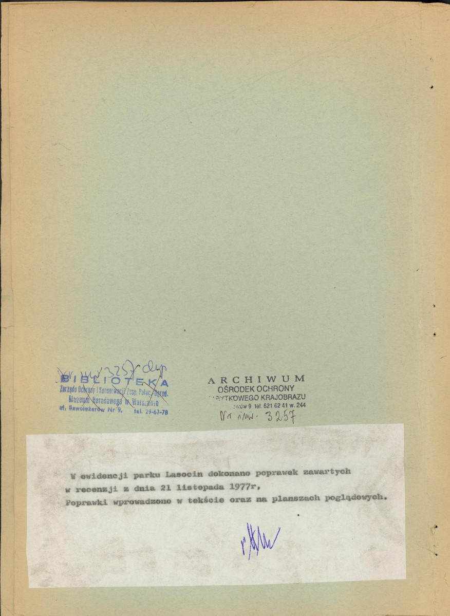 Ewidencja parkowa, skan nr 2