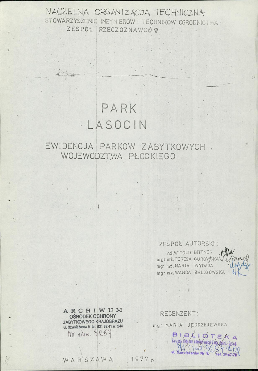 Ewidencja parkowa, skan nr 5