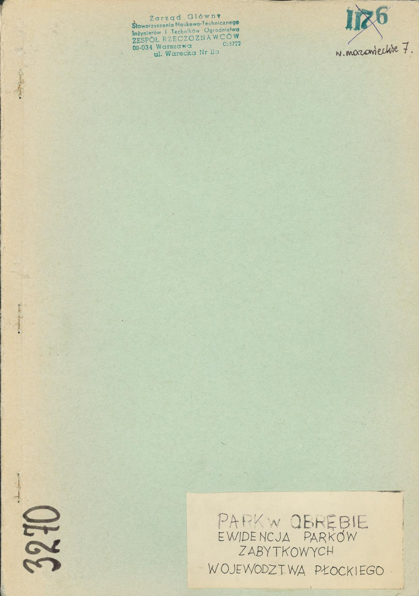 Ewidencja parkowa, skan nr 1