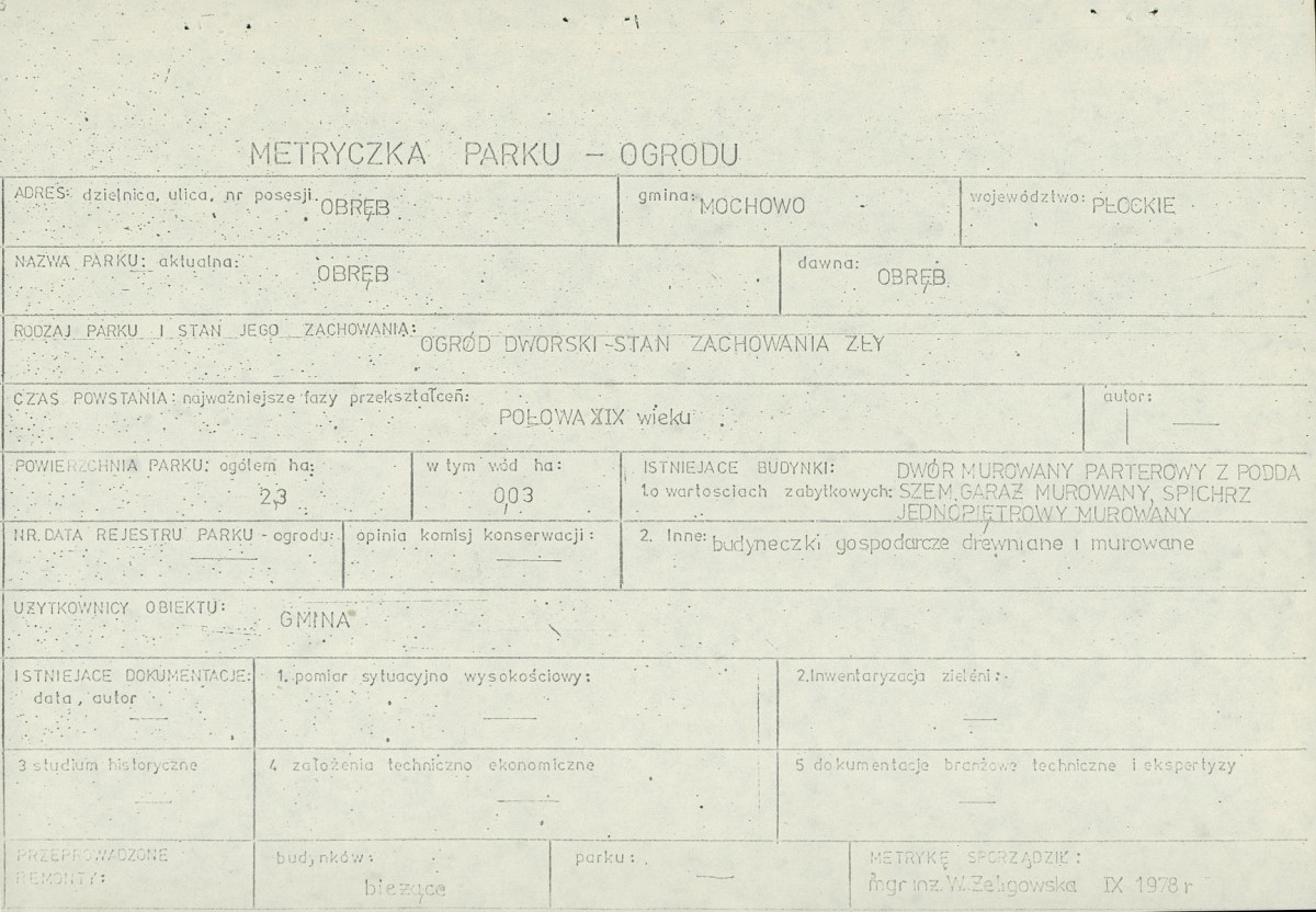 Ewidencja parkowa, skan nr 5