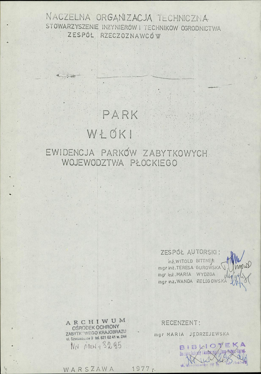 Ewidencja parkowa, skan nr 5