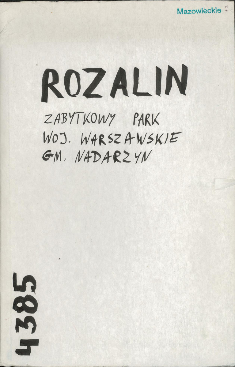 Ewidencja parkowa, skan nr 1