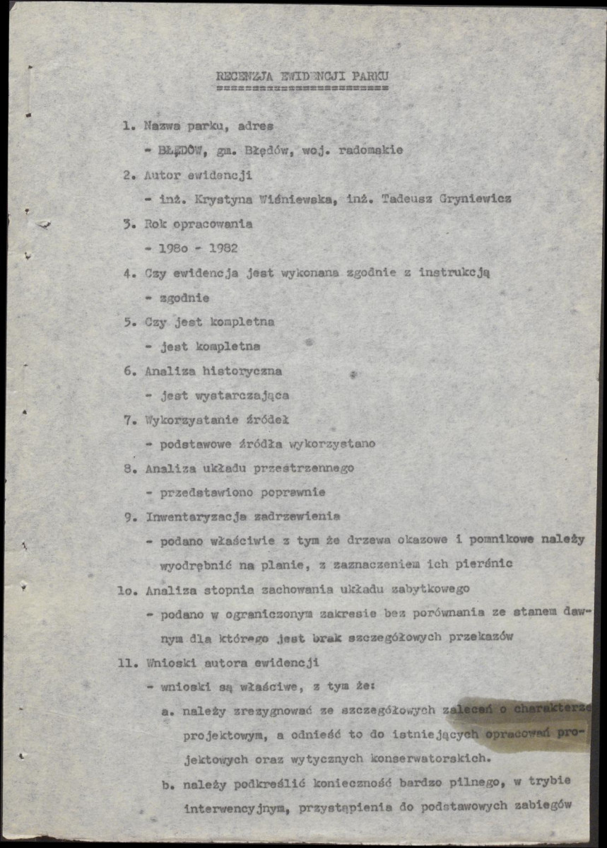 EP - Ewidencja parkowa, skan nr 3