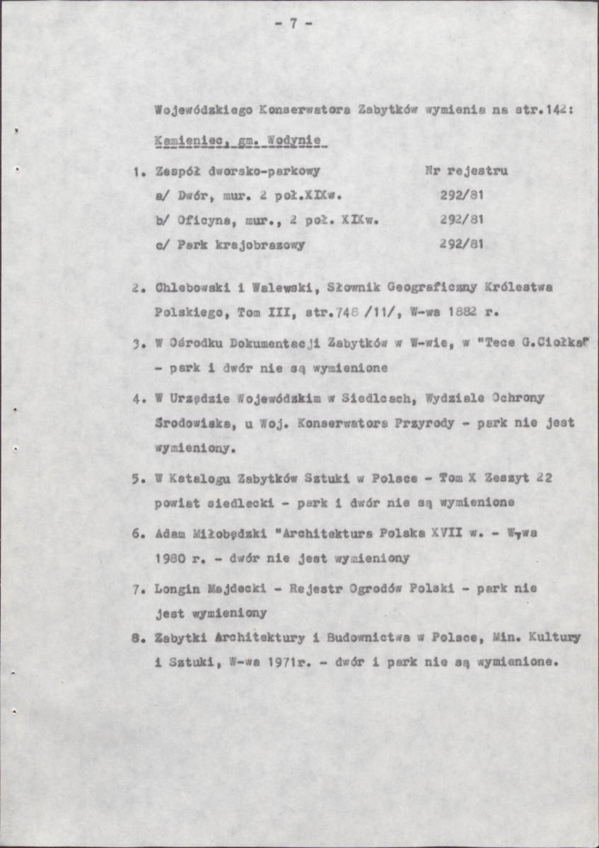 Ewidencja parkowa, skan nr 11