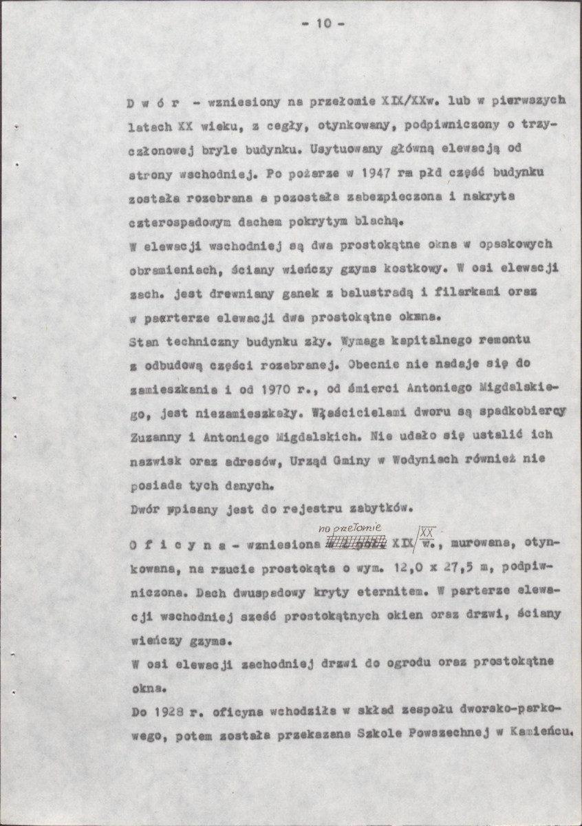 Ewidencja parkowa, skan nr 14