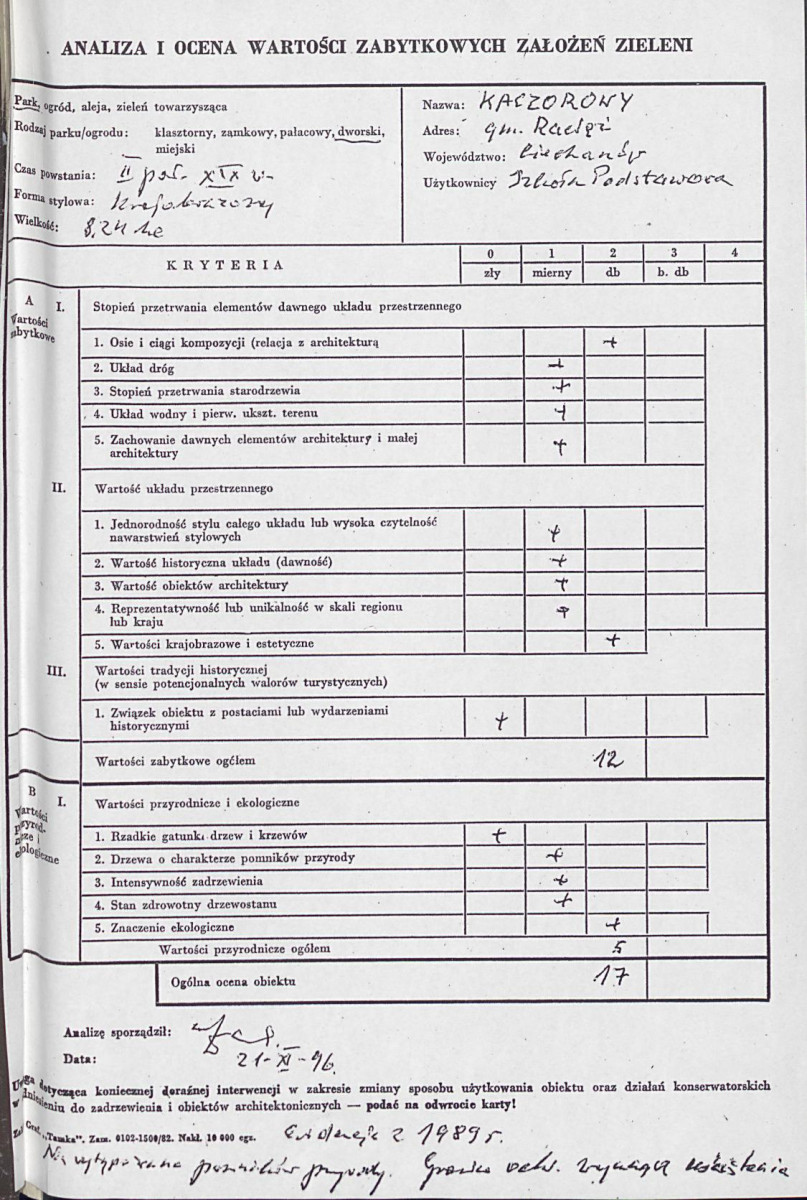 Ewidencja parkowa, skan nr 3