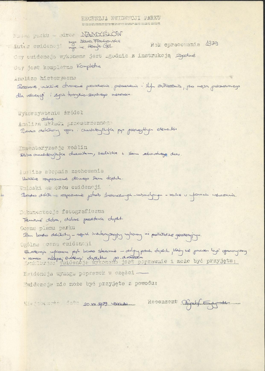 EP - Ewidencja parkowa, skan nr 3