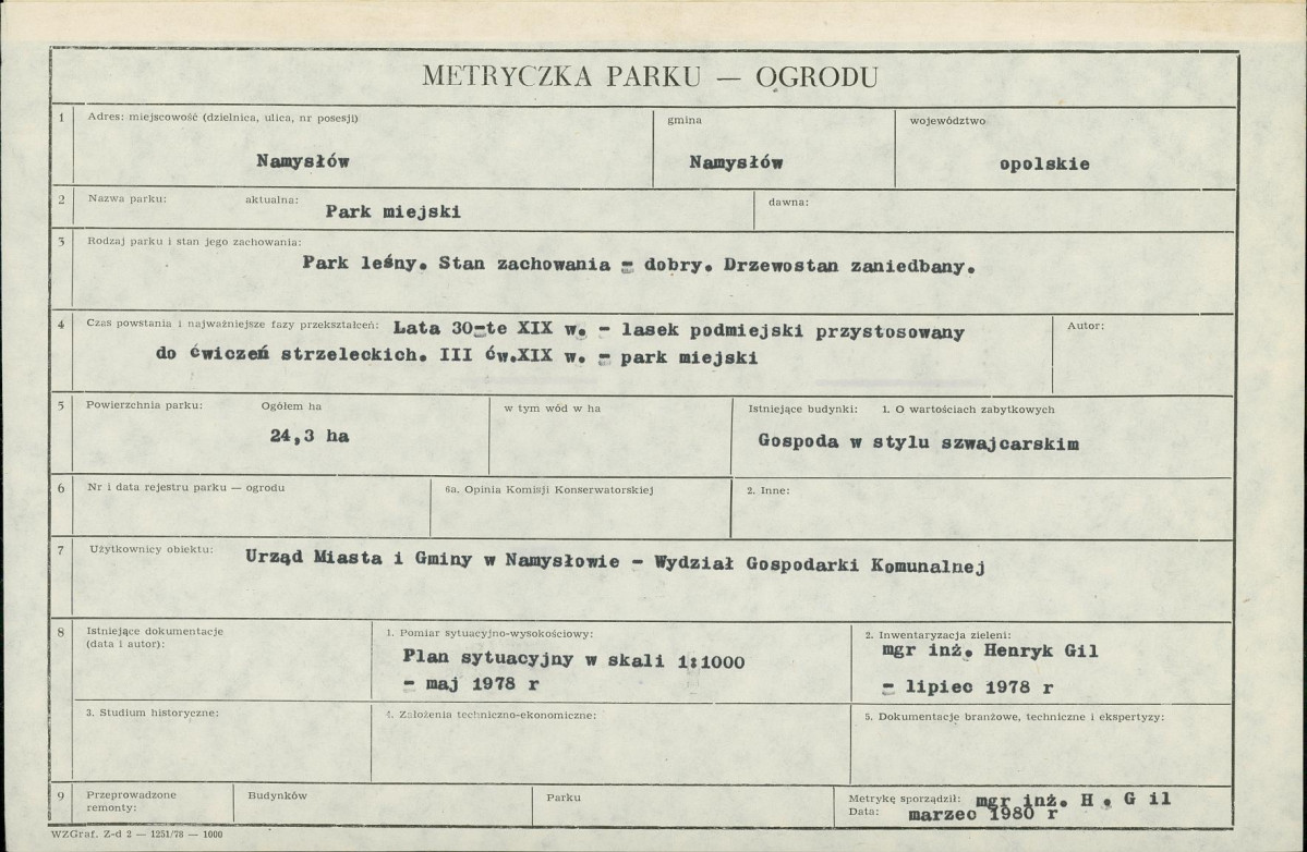 EP - Ewidencja parkowa, skan nr 6