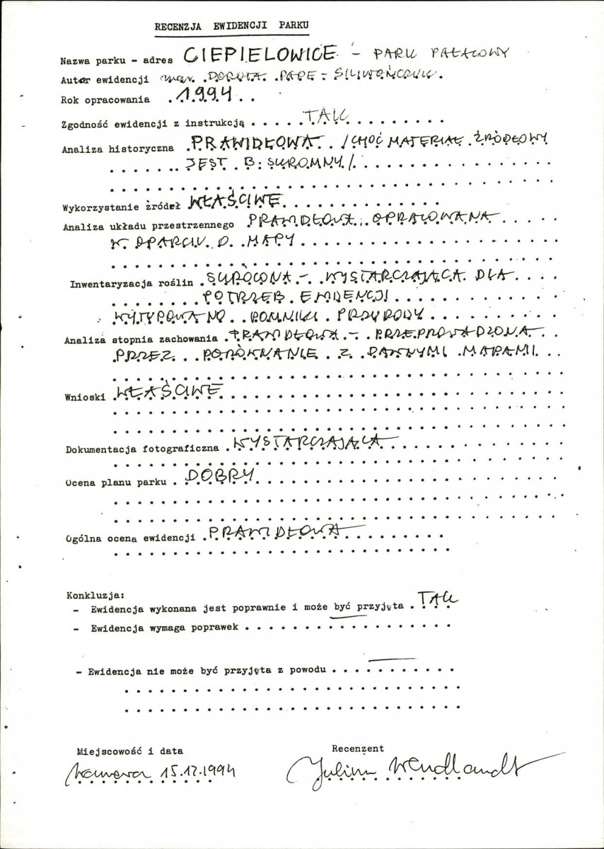 EP - Ewidencja parkowa, skan nr 4