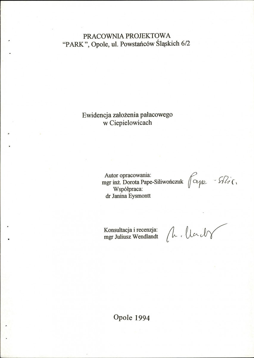 EP - Ewidencja parkowa, skan nr 5