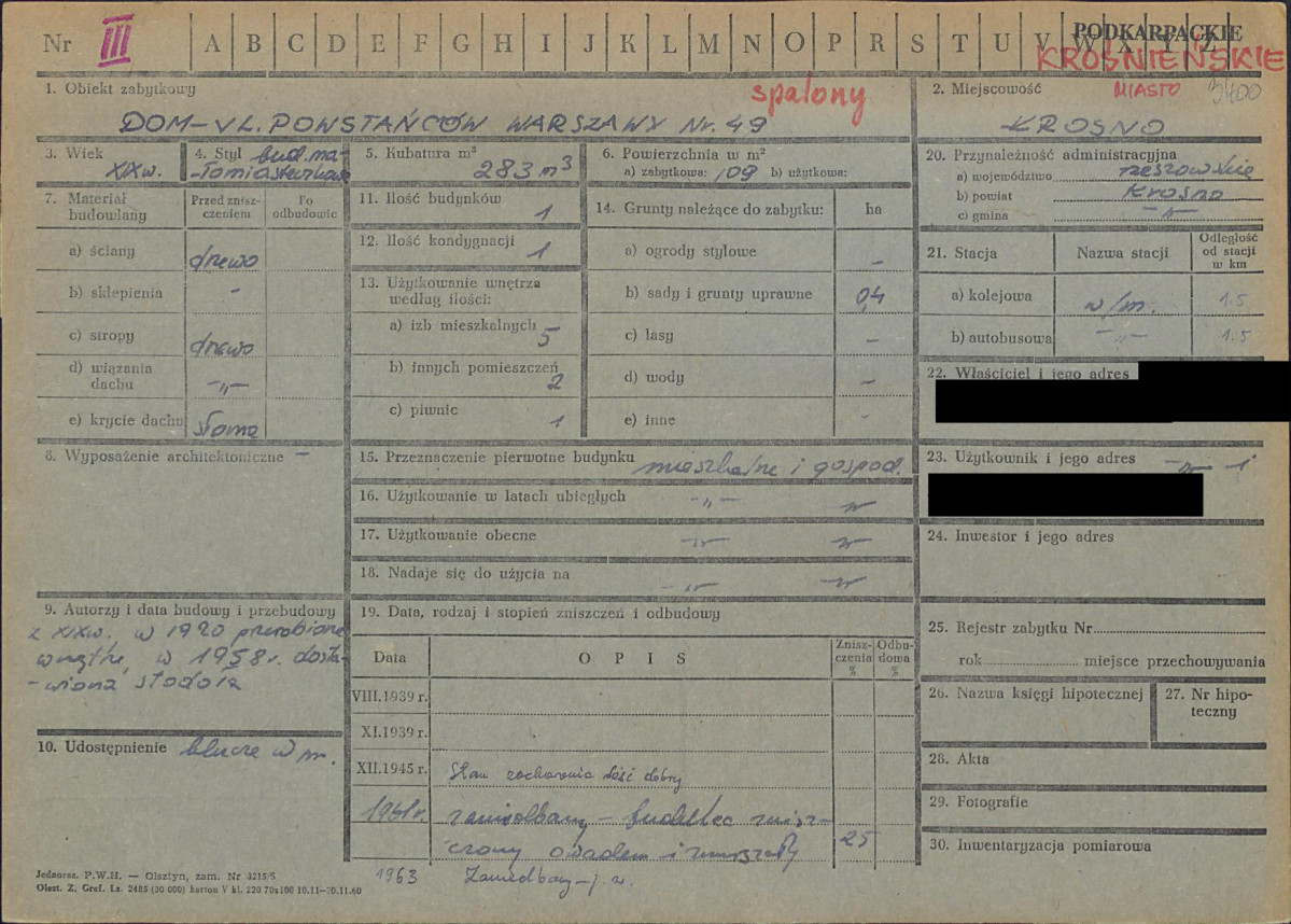 KZ - Karta zielona, skan nr 1