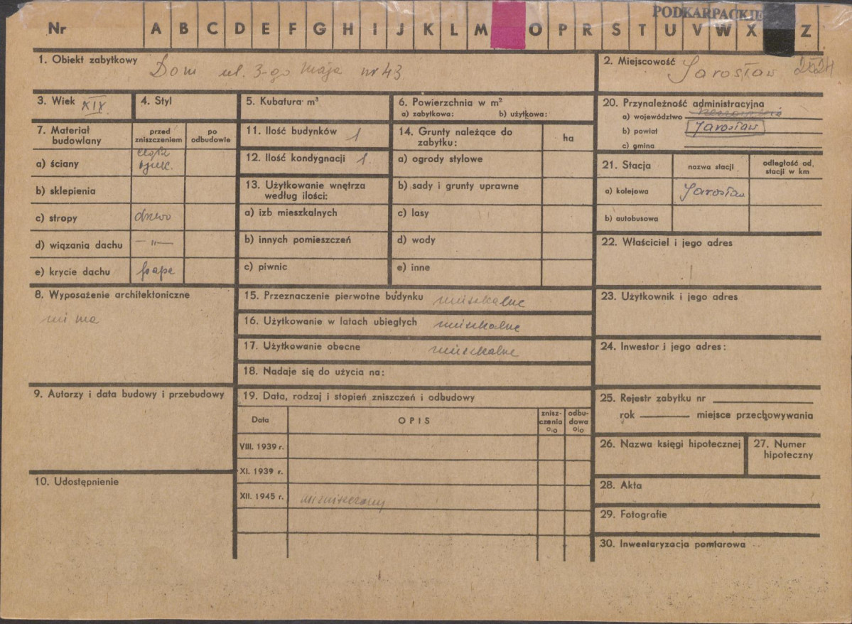 Karta zielona, skan nr 1