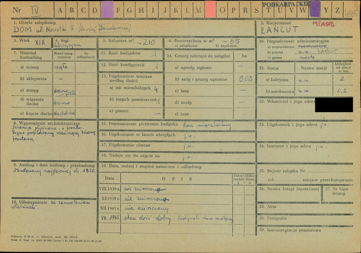 KZ - Karta zielona, skan nr 1