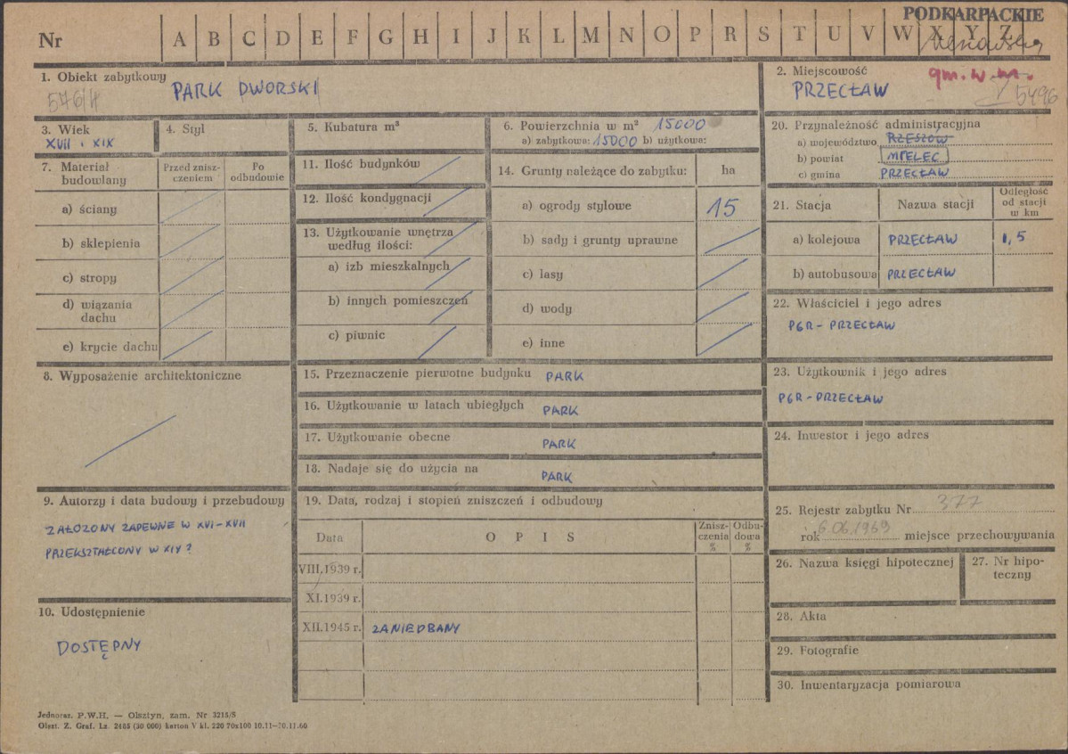 Karta zielona, skan nr 1