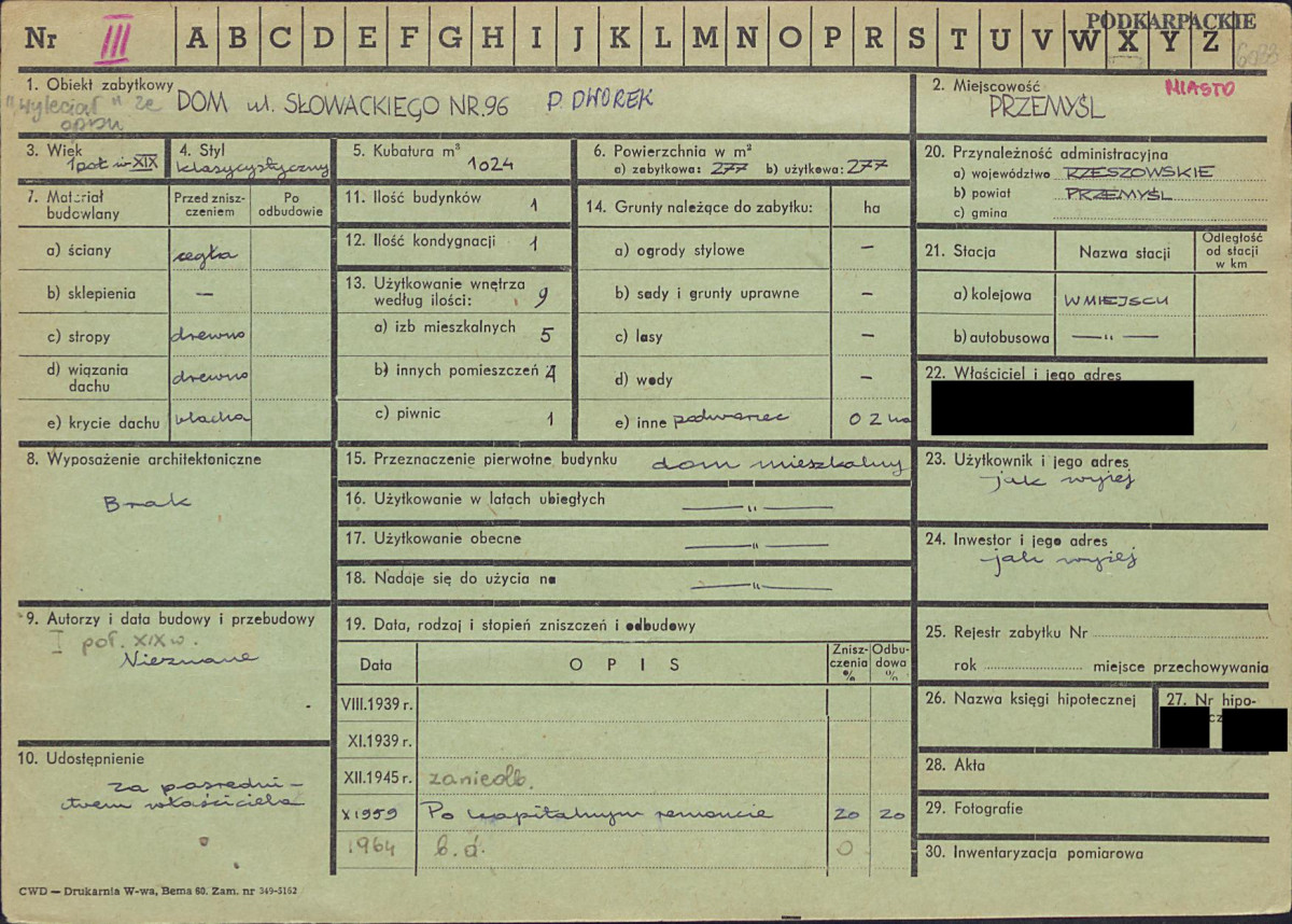 KZ - Karta zielona, skan nr 1