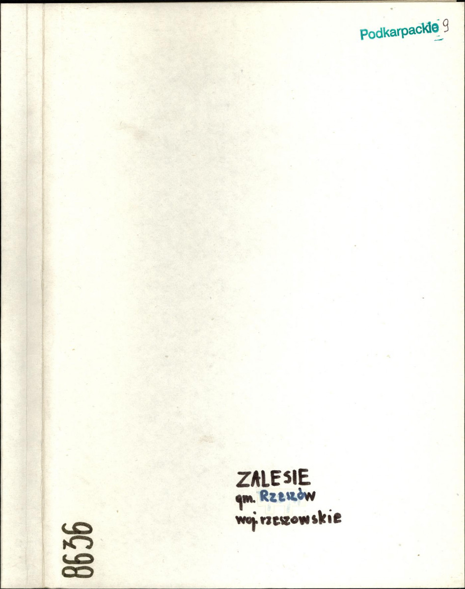 EP - Ewidencja parkowa, skan nr 1