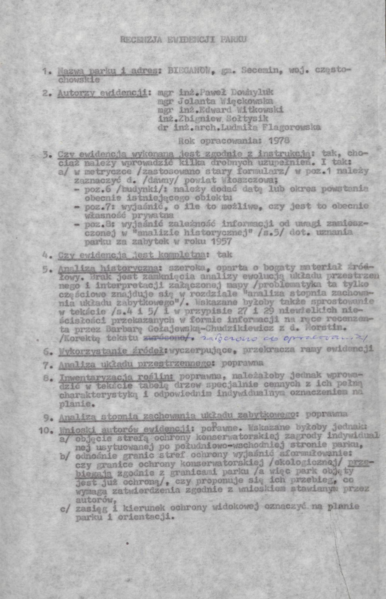 EP - Ewidencja parkowa, skan nr 5