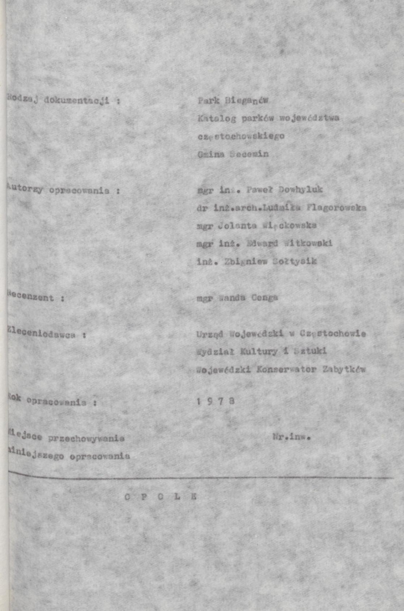 EP - Ewidencja parkowa, skan nr 7