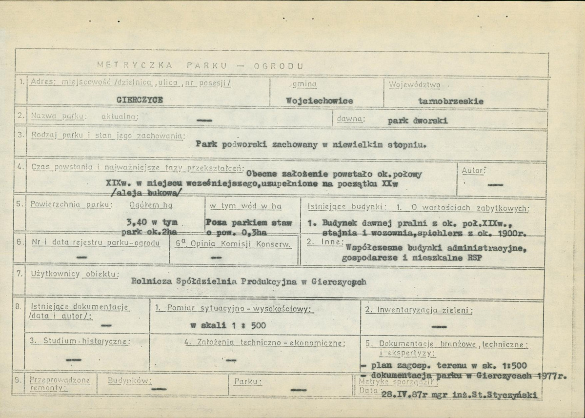 Ewidencja parkowa, skan nr 7