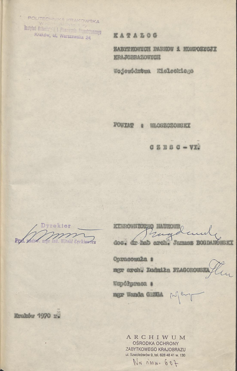 Ewidencja parkowa, skan nr 3