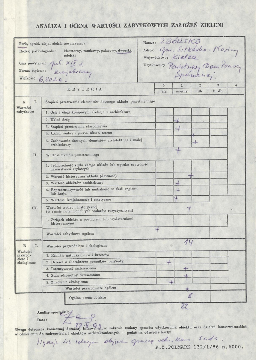 EP - Ewidencja parkowa, skan nr 3
