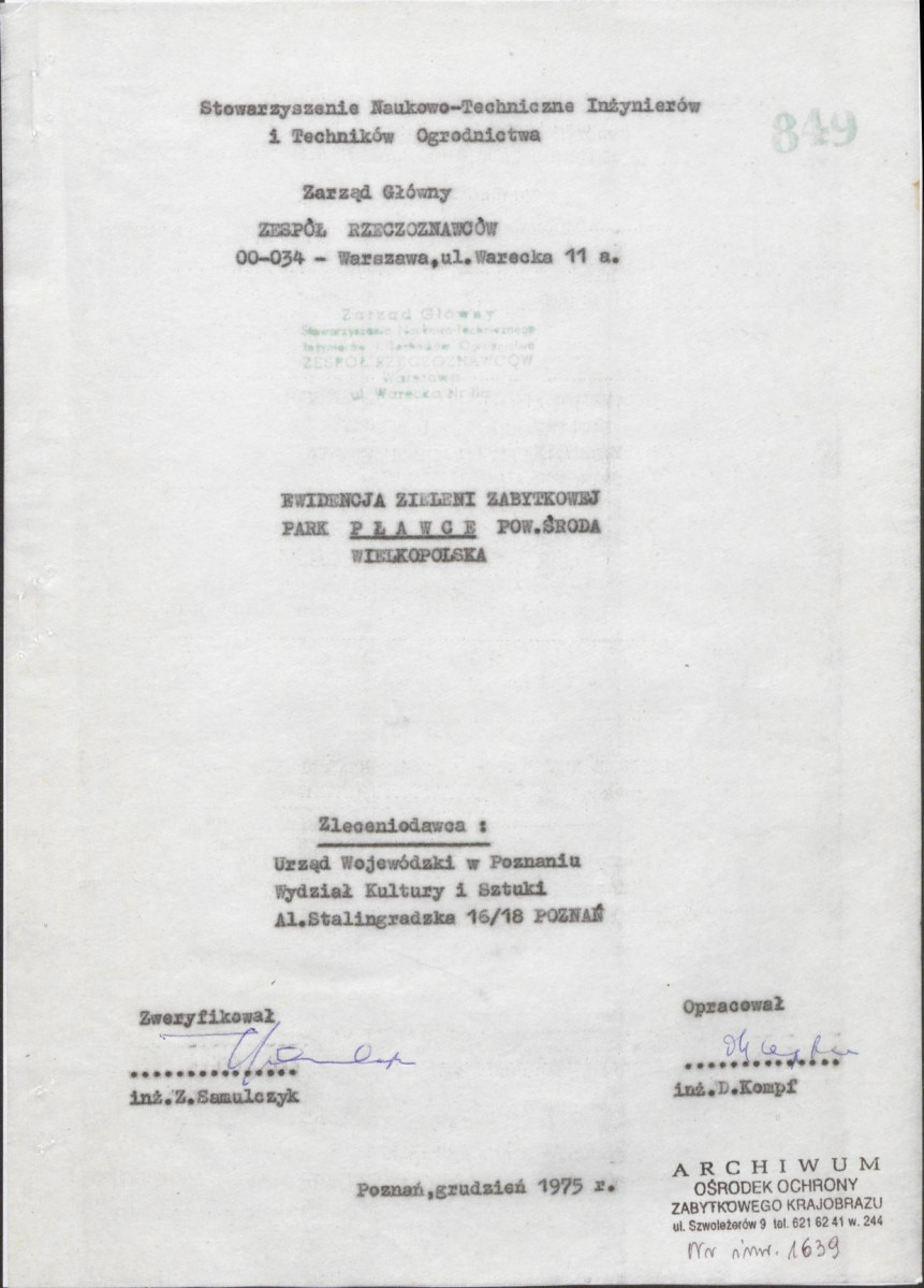 Ewidencja parkowa, skan nr 3