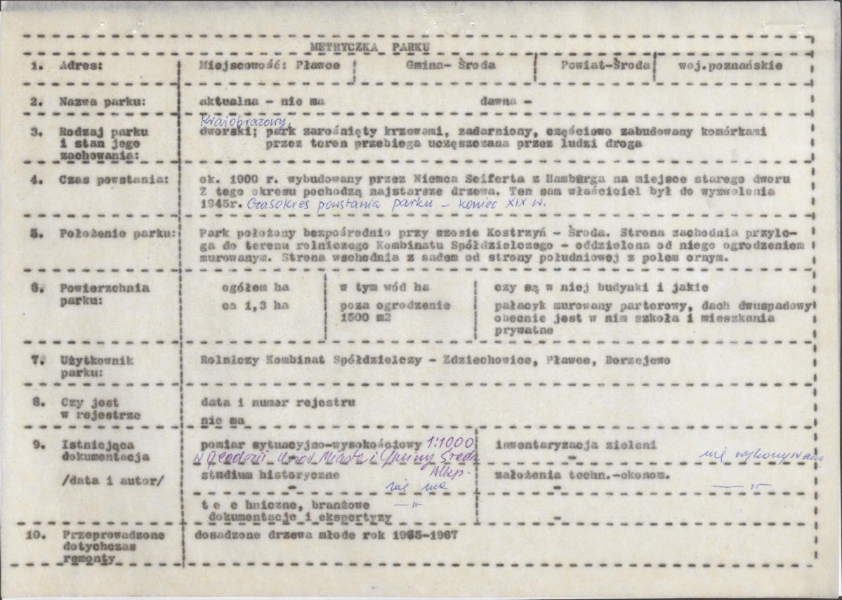 Ewidencja parkowa, skan nr 5