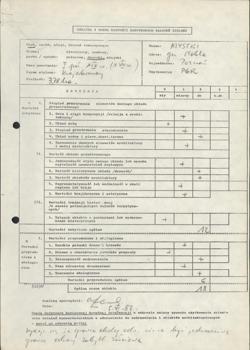 Ewidencja parkowa, skan nr 3
