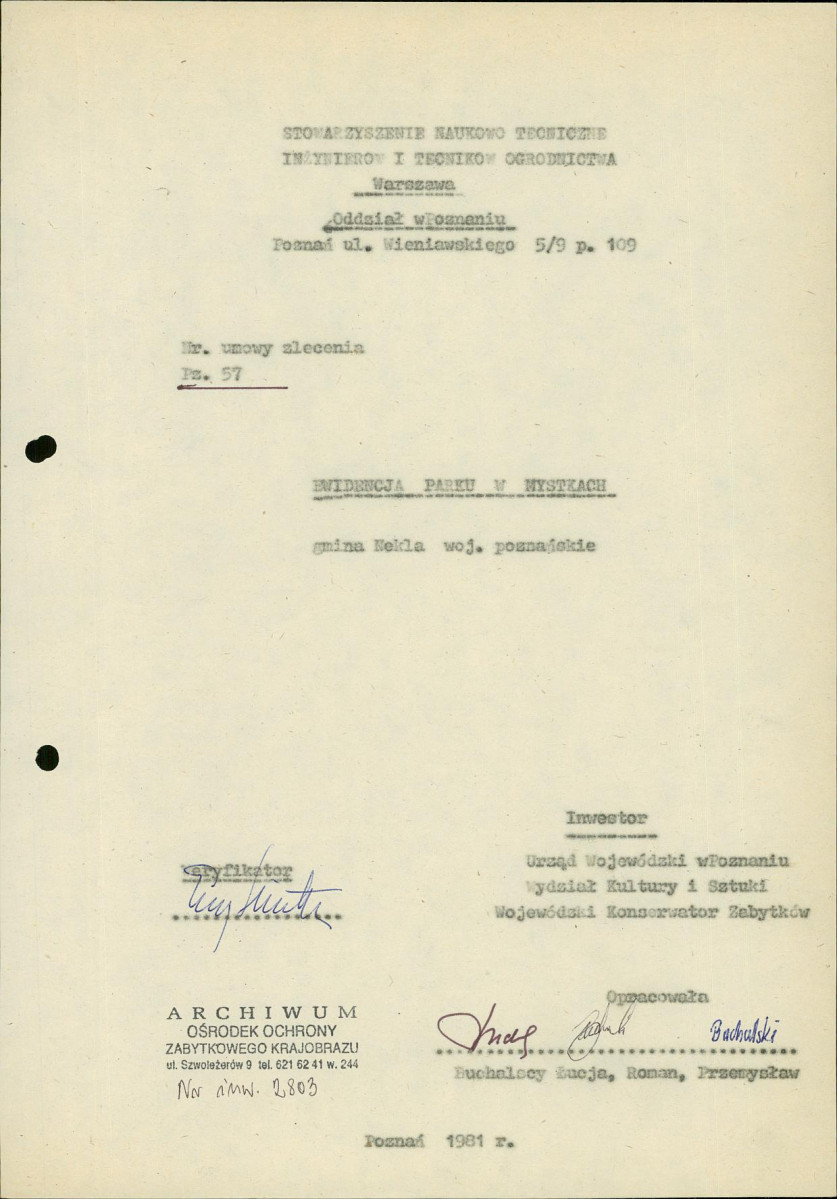 Ewidencja parkowa, skan nr 6